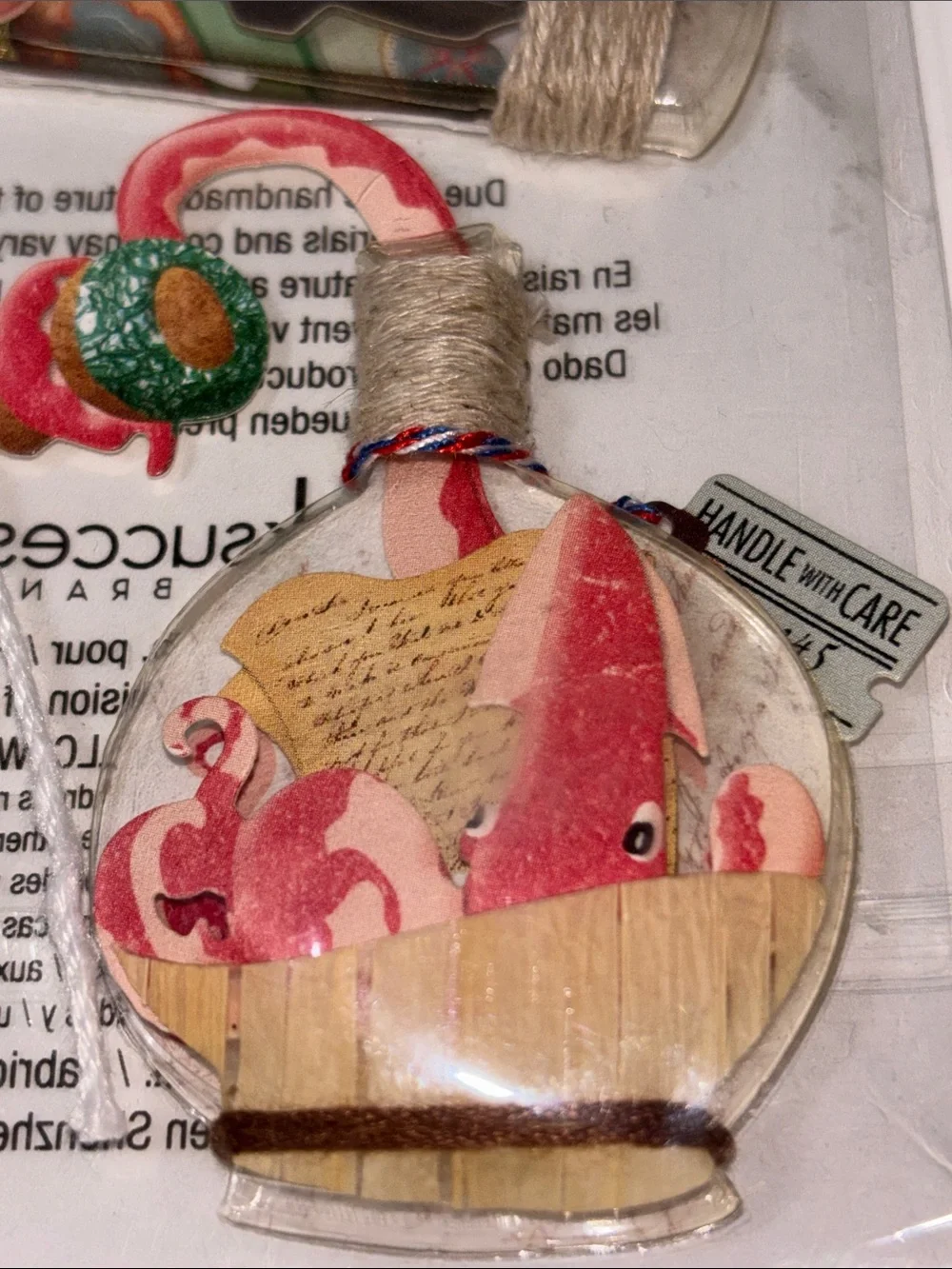 Jolee's Boutique Nautical Bottle Embellishments Jolees Message In Bottle 3D